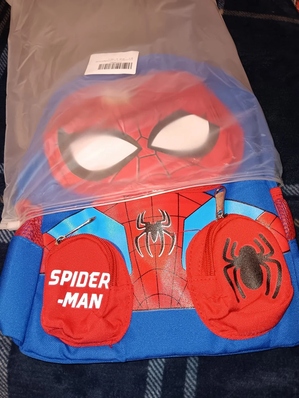 Kids Spider-Man Backpack - Red & Blue